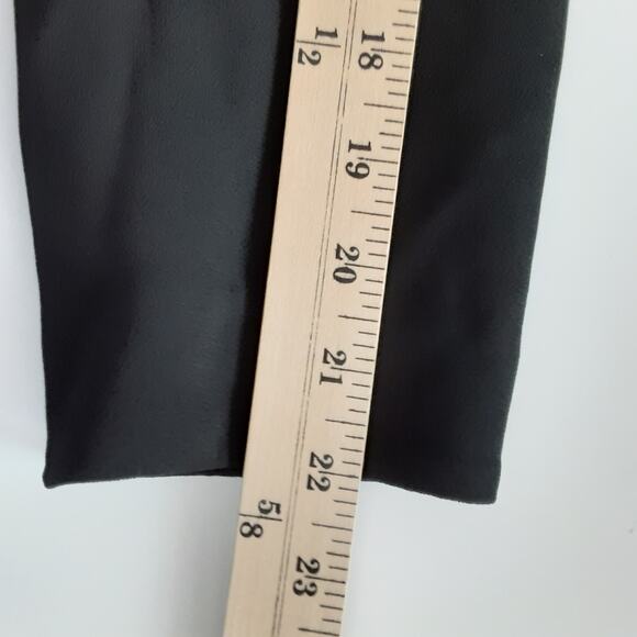 Vintage 90s Black Sequin Blazer Round Neck Jacket Button Front Shoulder Pads 12 - Picture 12 of 12